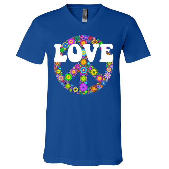 Hippy Love V-Neck T-Shirt