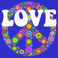 Hippy Love Button