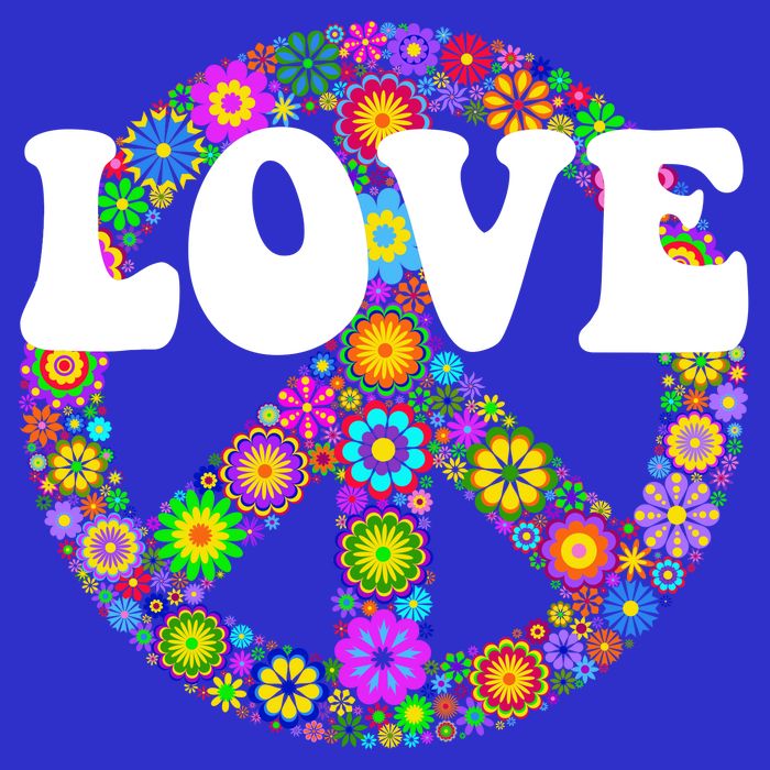 Hippy Love Button