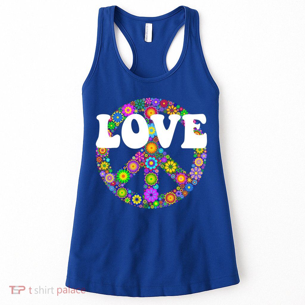 Hippy Love Womens Tank Top