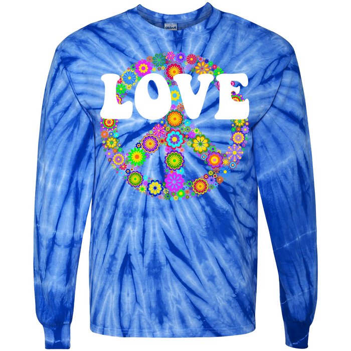 Hippy Love Tie-Dye Long Sleeve Shirt