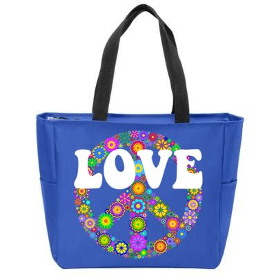 Hippy Love Zip Tote Bag
