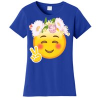 Hippy Smiley Face Peace Sign Women's T-Shirt