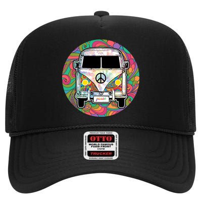 Hippy Van  High Crown Mesh Back Trucker Hat