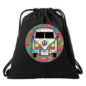 Hippy Van  Drawstring Bag