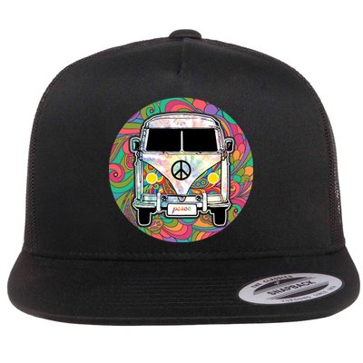 Hippy Van  Flat Bill Trucker Hat