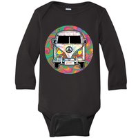 Hippy Van  Baby Long Sleeve Bodysuit