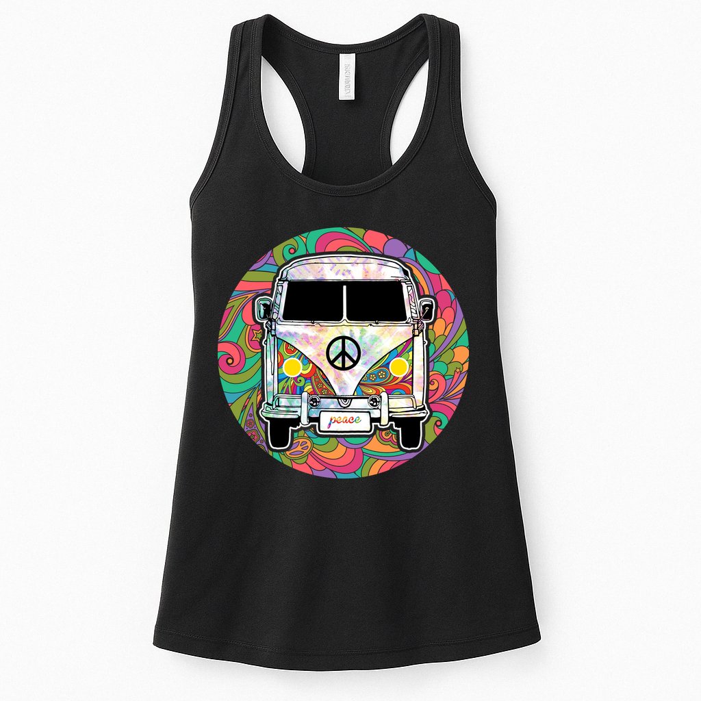Hippy Van  Womens Tank Top
