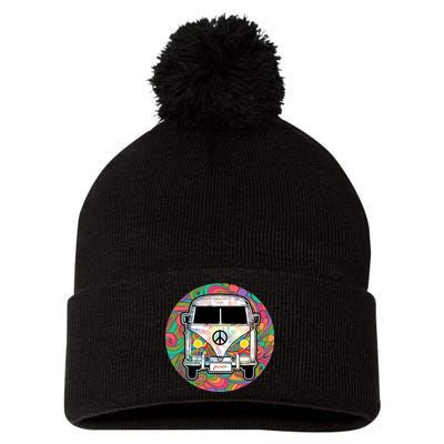 Hippy Van  Pom Pom 12in Knit Beanie