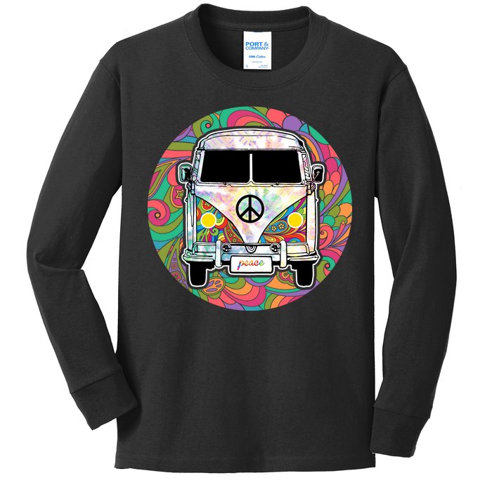 Hippy Van  Kids Long Sleeve Shirt