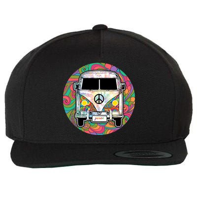 Hippy Van  Wool Snapback Cap