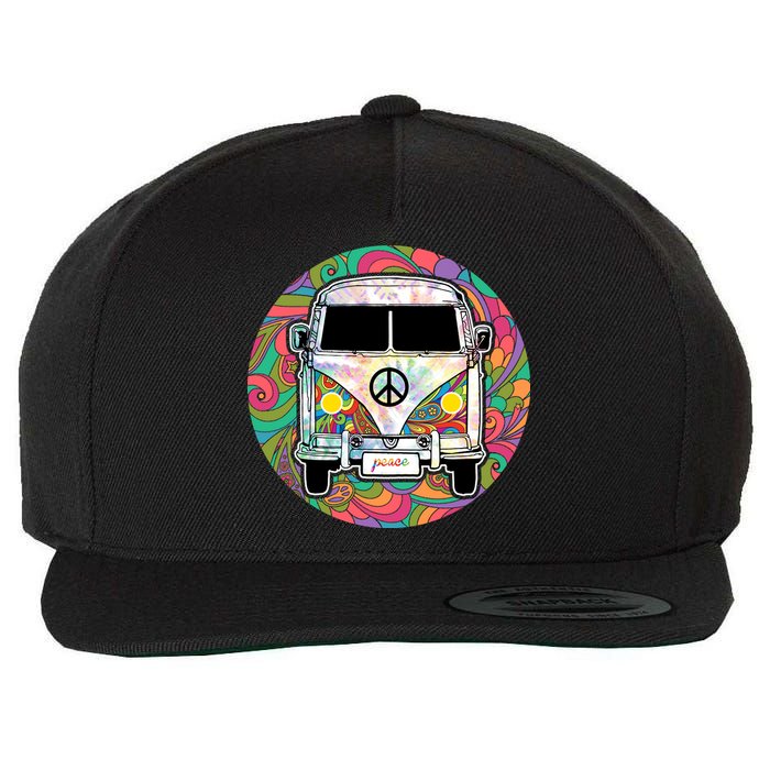 Hippy Van  Wool Snapback Cap