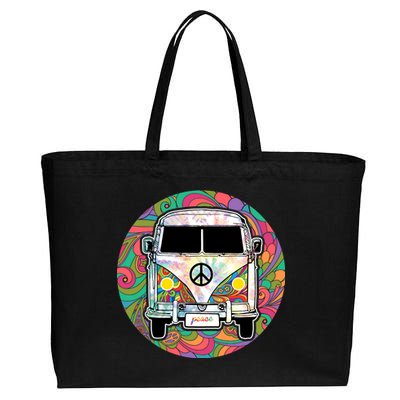 Hippy Van  Cotton Canvas Jumbo Tote