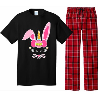 Hipster Bunnycorn Easter Bunny Unicorn Pajama Set