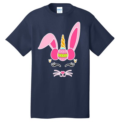 Hipster Bunnycorn Easter Bunny Unicorn Tall T-Shirt