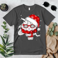 Hipster Christmas Cat Premium T-Shirt