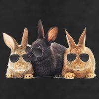Hipster Cool Rabbit Cool Comfort Performance Bucket Hat