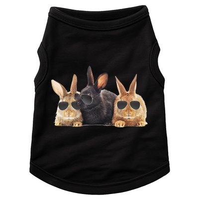 Hipster Cool Rabbit Doggie Tank