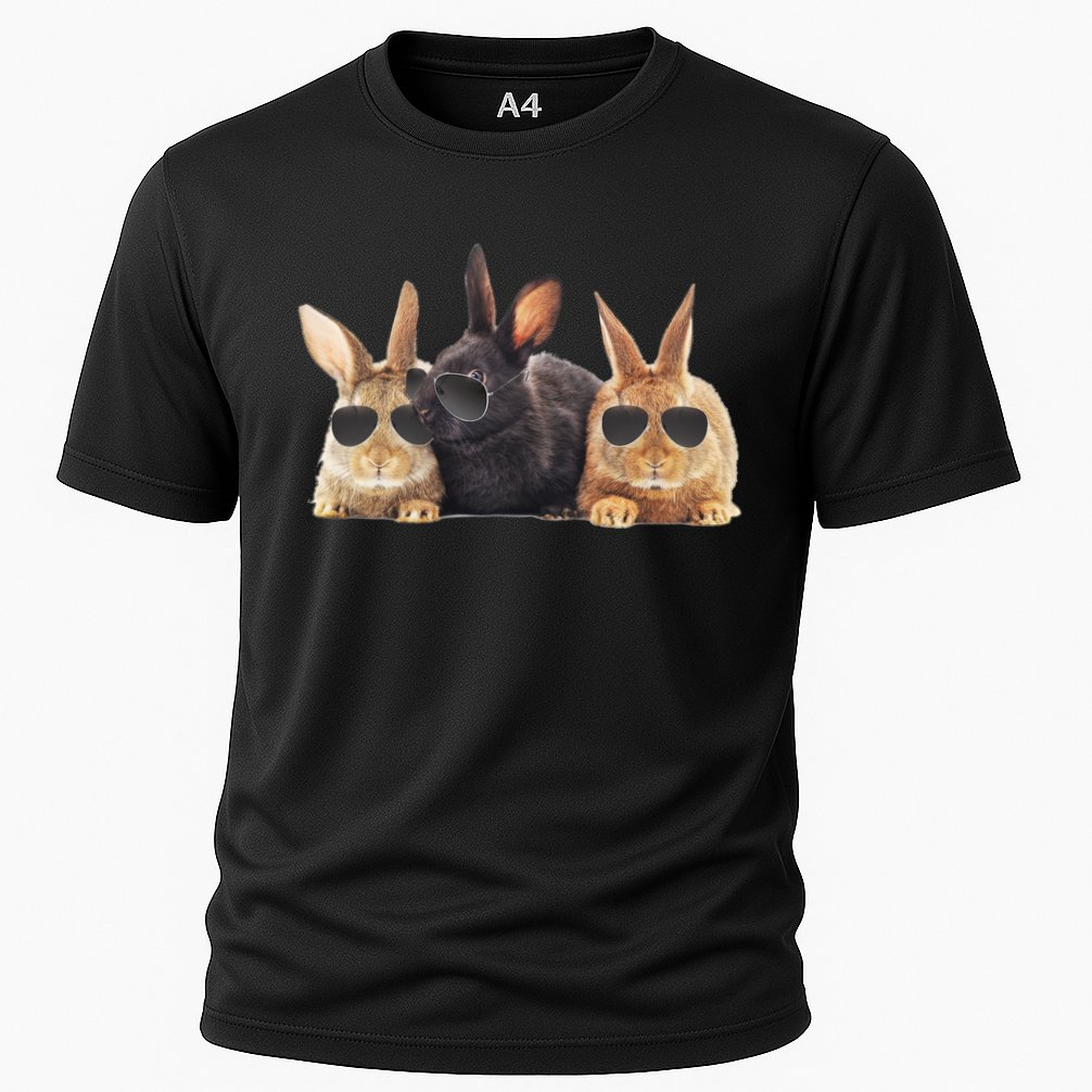 Hipster Cool Rabbit Performance Shirt