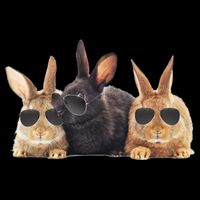 Hipster Cool Rabbit City Backpack
