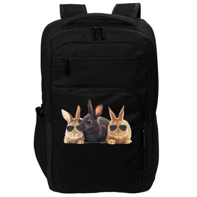 Hipster Cool Rabbit Impact Tech Backpack