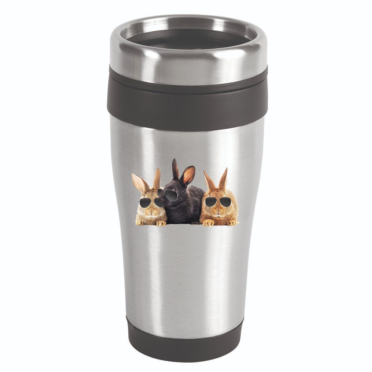 Hipster Cool Rabbit 16oz Travel Tumbler