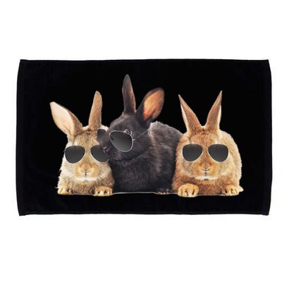 Hipster Cool Rabbit Microfiber Hand Towel