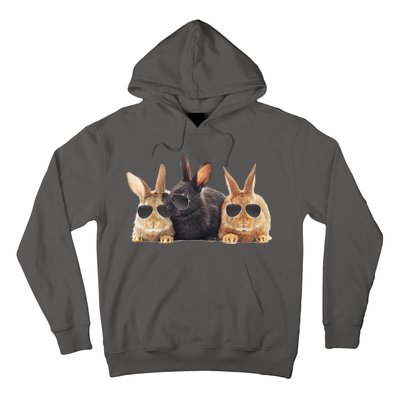 Hipster Cool Rabbit Hoodie