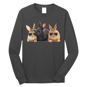 Hipster Cool Rabbit Long Sleeve Shirt