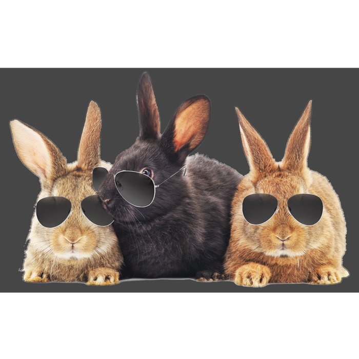 Hipster Cool Rabbit Bumper Sticker