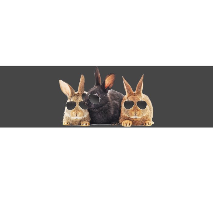 Hipster Cool Rabbit Bumper Sticker