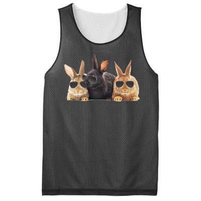 Hipster Cool Rabbit Mesh Reversible Basketball Jersey Tank