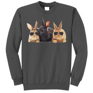 Hipster Cool Rabbit Tall Sweatshirt