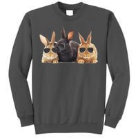 Hipster Cool Rabbit Tall Sweatshirt