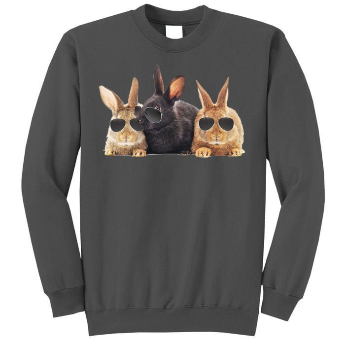 Hipster Cool Rabbit Tall Sweatshirt