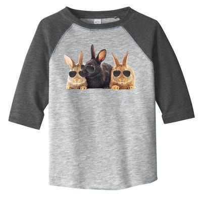 Hipster Cool Rabbit Toddler Fine Jersey T-Shirt