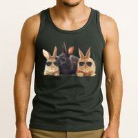 Hipster Cool Rabbit Tank Top