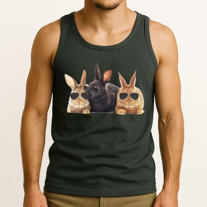Hipster Cool Rabbit Tank Top