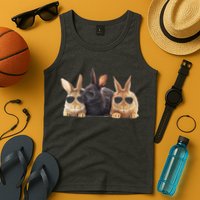 Hipster Cool Rabbit Tank Top