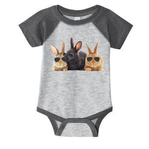 Hipster Cool Rabbit Infant Baby Jersey Bodysuit