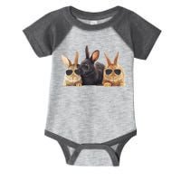 Hipster Cool Rabbit Infant Baby Jersey Bodysuit