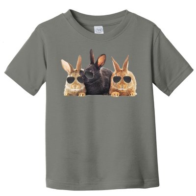 Hipster Cool Rabbit Toddler T-Shirt