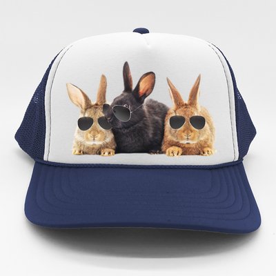 Hipster Cool Rabbit Trucker Hat