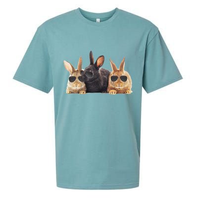 Hipster Cool Rabbit Sueded Cloud Jersey T-Shirt