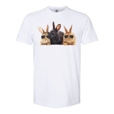 Hipster Cool Rabbit Softstyle® CVC T-Shirt