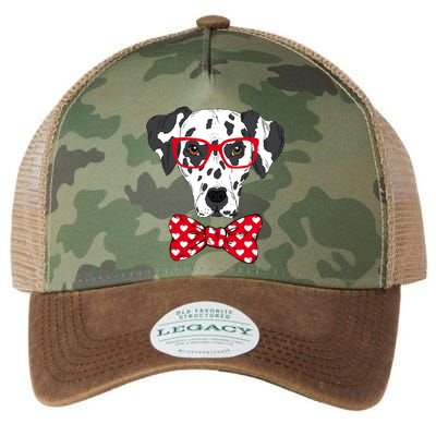 Hipster Dog Dalmatian Legacy Tie Dye Trucker Hat
