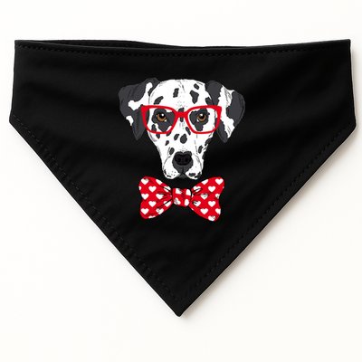 Hipster Dog Dalmatian USA-Made Doggie Bandana