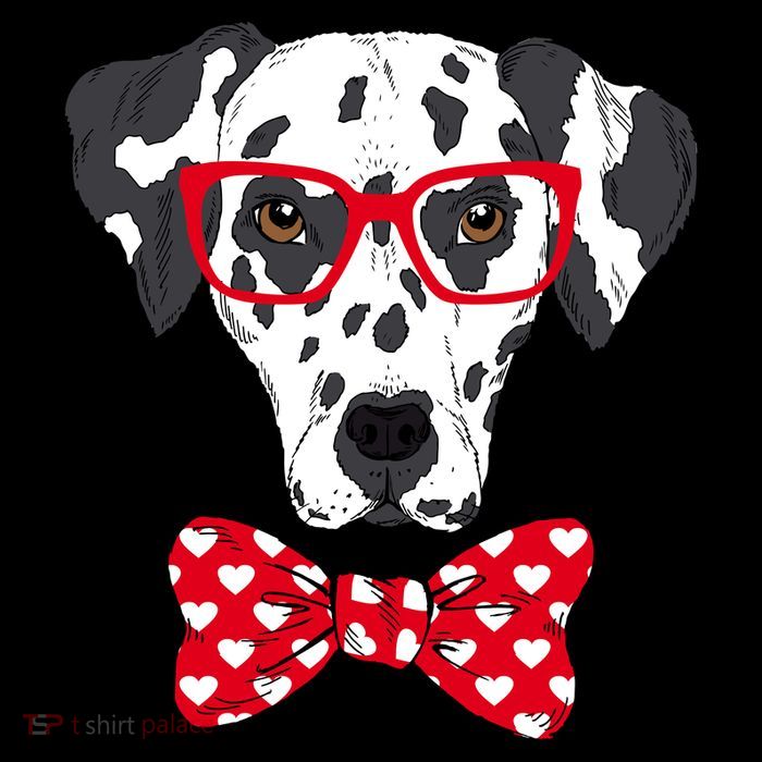 Hipster Dog Dalmatian Flexfit Unipanel Trucker Cap