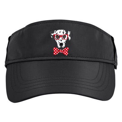 Hipster Dog Dalmatian Adult Drive Performance Visor