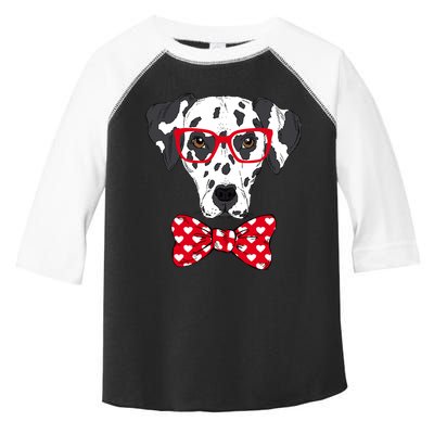 Hipster Dog Dalmatian Toddler Fine Jersey T-Shirt